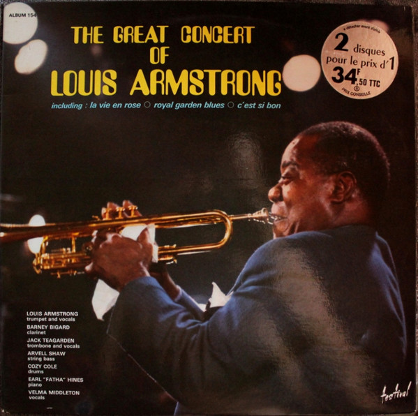 The great concert of louis armstrong